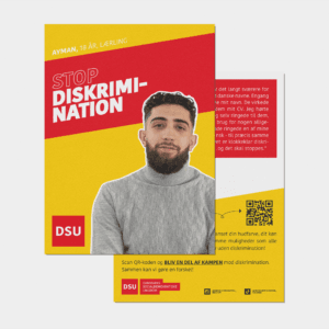 "Stop diskrimination"-flyer. 50 stk.