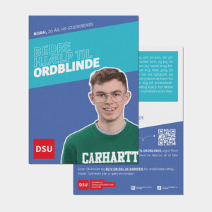 "Bedre hjælp til ordblinde"-flyer. 50 stk.
